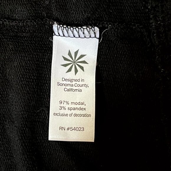 ATHLETA Harmony Pose Wrap 882495 Black Open Cardigan Duster Pockets Athleisure - Picture 3 of 6